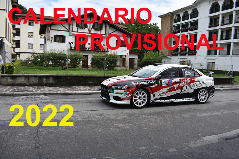 Calendario provisional de competiciones
